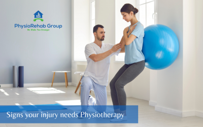 Signs your injury needs Physiotherapy