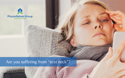 Are you suffering from “text neck”?